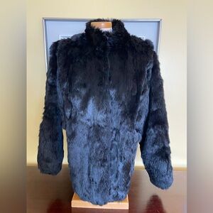 Vintage Rabbit Fur Coat